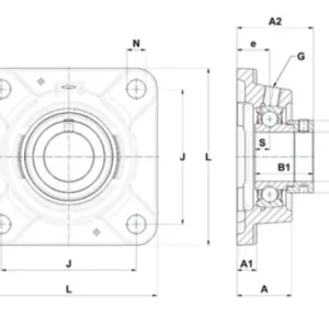 Oprawa samonastawna żeliwna FE.211 SNR Kup teraz
